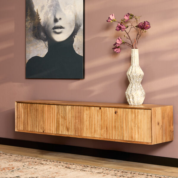 Zwevend tv meubel Madison Naturel | 160 cm foto 1