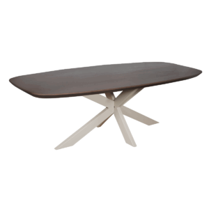 Eettafel Madison Walnut | 280 cm | Deens Ovaal | Poot Sand