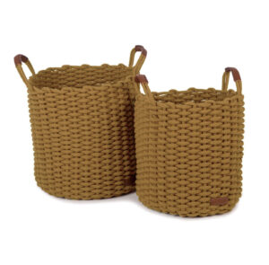 Korbo mand L oker, set van 2