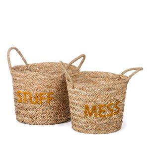 Messy & stuff, set manden oker geel