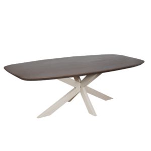 Eettafel Madison Walnut | 240 cm | Deens Ovaal | Poot Sand