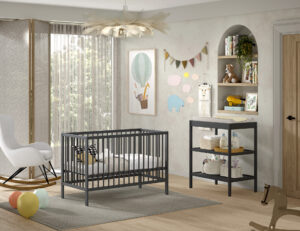 DINO babybed en verzorgingstafel