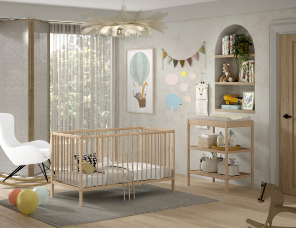 DINO babybed met verzorgingstafel foto 1