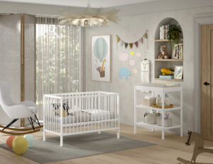 DINO babybed en verzorgingstafel