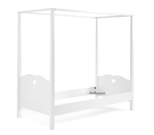 Deze Amori-combinatie bestaat uit een een hemelbed en een lattenbodem kader