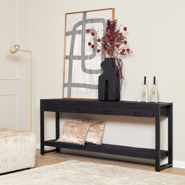 Sidetable Boaz Black | 180 cm foto 1