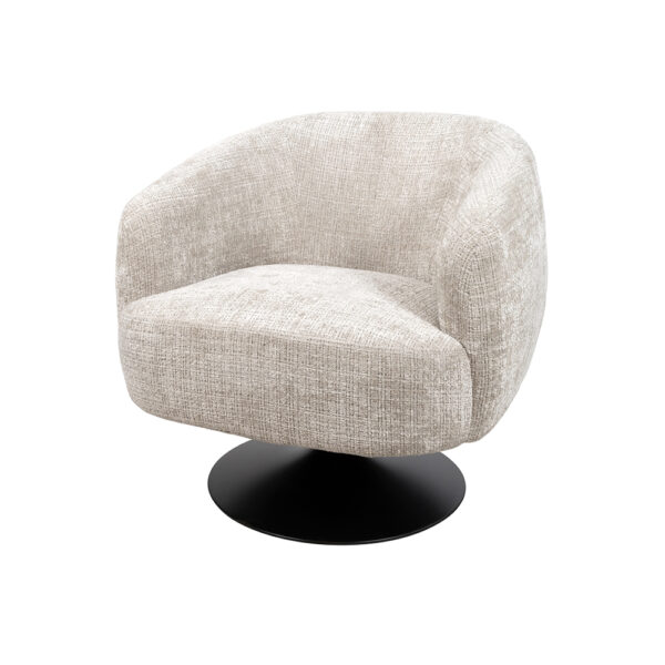 Louis draaifauteuil 360 – Cremona – Taupe 04 foto 1