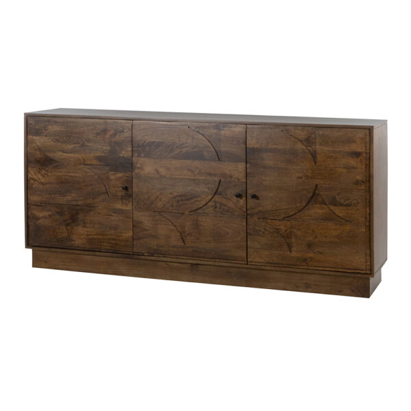 Dressoir 180 met 3 deuren, Dark Walnut foto 1