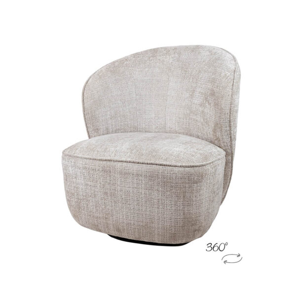 Avi draaifauteuil 360 – Cremona – Taupe 04 foto 1