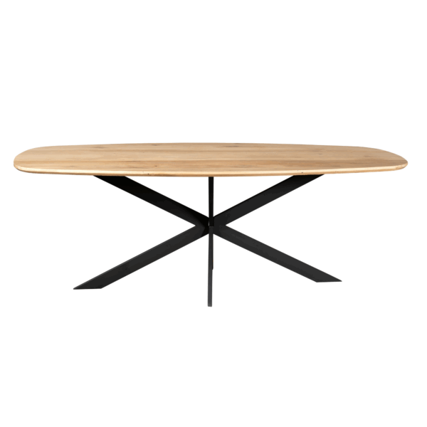 Eiken eettafel Ferris | Deens Ovaal 240 cm | Naturel foto 1