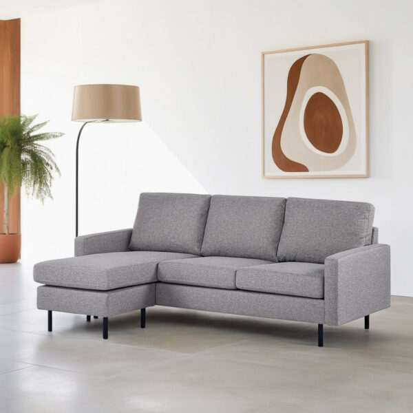 3 seater sofa CL L+R, fabric Malmo 90, M411 grey foto 1