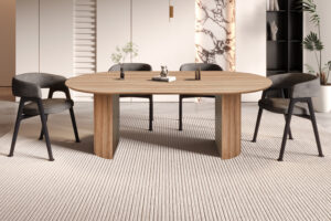 SALE - Tafel 'Lagos' 220 cm Ovaal Decor Oude eik