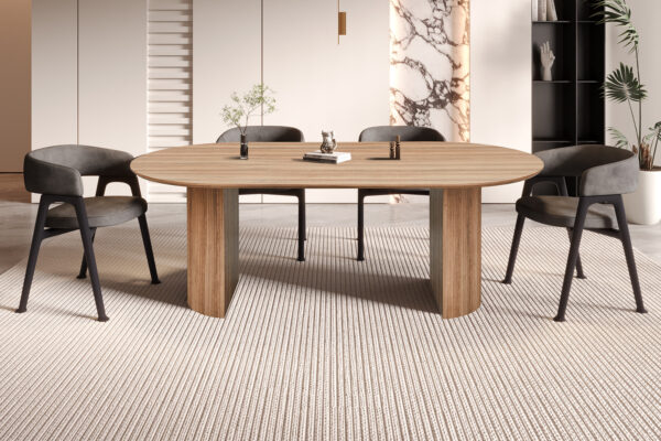 SALE – Tafel ‘Lagos’ 220 cm Ovaal Decor Oude eik foto 1