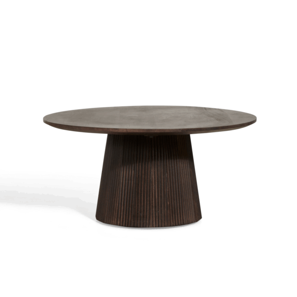 Salontafel 80 Ø mokka buin foto 1