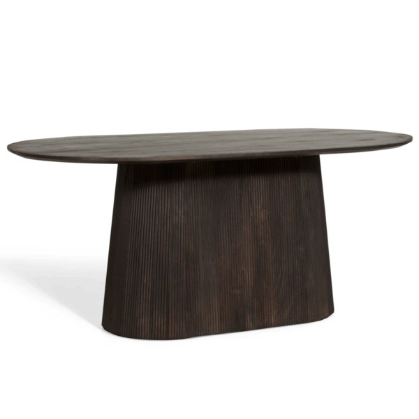 Mokka Eettafel Donkerbruin 230cm foto 1