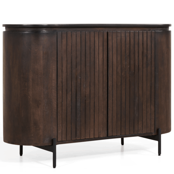 Mokka Dressoir Donkerbruin 115cm foto 1