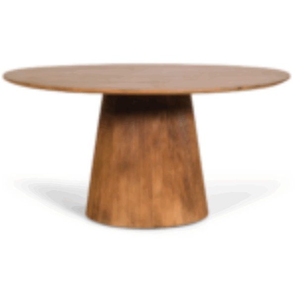 Mokka Ronde Eettafel Lichtbruin – Ø150cm foto 1