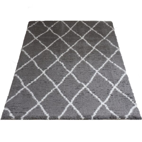 Vloerkleed Jeffie Grey 240 x 340 cm foto 1
