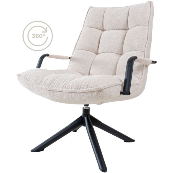 Fauteuil Dorus Arm Bouclé – Naturel foto 1