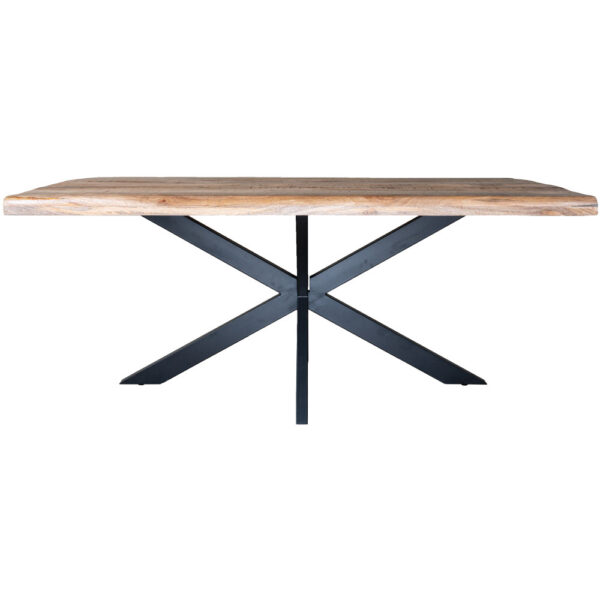Eettafel Arvu 240 cm – Mangohout Spinpoot foto 1