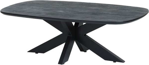 Salontafel deens ovaal 120, Acacia Black foto 1