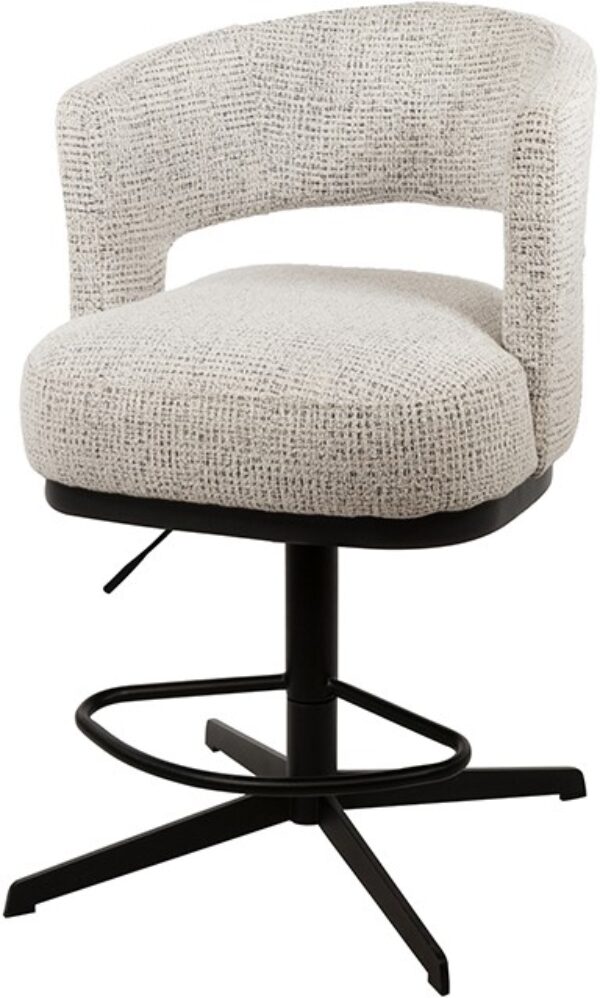 Bruce barstoel – draaipoot 360 – Coco – Salt ‘n Pepper 80 foto 1