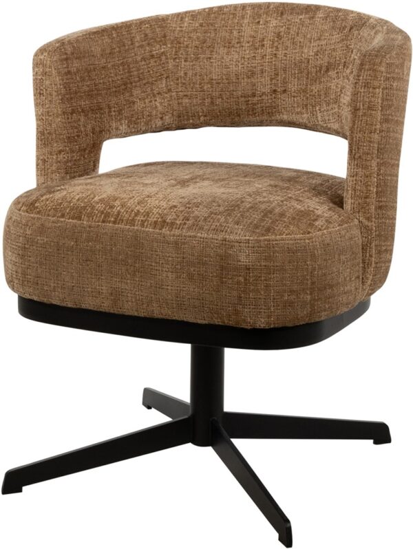 Bruce eetkamerstoel – draaipoot 360 – Cremona – Cinnamon 18 foto 1