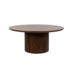Salontafel Ø90, Mango Dark Walnut