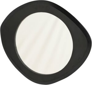 Spiegel 70, geometrisch, Black