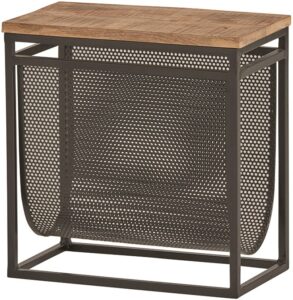 Tijdschriftenrek met mandje