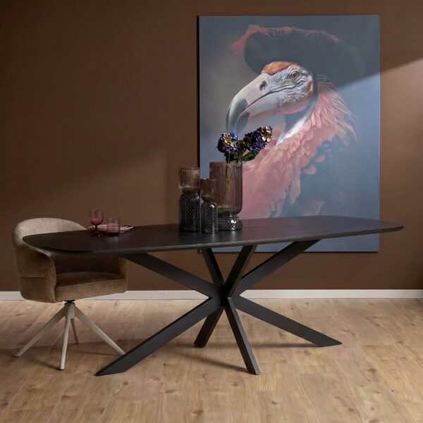 Eettafel Elegance Black | Deens ovaal | 240×110 cm foto 1